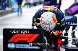 Second placed Max Verstappen (NLD) Red Bull Racing RB16 in qualifying parc ferme. 14.11.2020. Formula 1 World Championship, Rd 14, Turkish Grand Prix, Istanbul, Turkey, Qualifying Day.