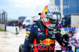 Second placed Max Verstappen (NLD) Red Bull Racing in qualifying parc ferme. 14.11.2020. Formula 1 World Championship, Rd 14, Turkish Grand Prix, Istanbul, Turkey, Qualifying Day.