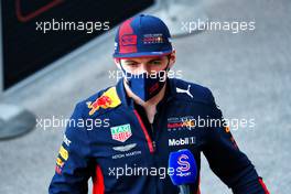 Max Verstappen (NLD) Red Bull Racing with the media. 12.11.2020. Formula 1 World Championship, Rd 14, Turkish Grand Prix, Istanbul, Turkey, Preparation Day.