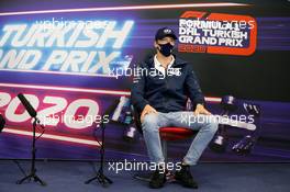 Daniil Kvyat (RUS) AlphaTauri in the FIA Press Conference. 12.11.2020. Formula 1 World Championship, Rd 14, Turkish Grand Prix, Istanbul, Turkey, Preparation Day.