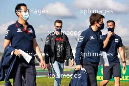 Daniil Kvyat (RUS) AlphaTauri walks the circuit with the team. 12.11.2020. Formula 1 World Championship, Rd 14, Turkish Grand Prix, Istanbul, Turkey, Preparation Day.