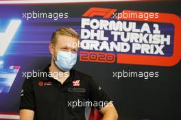 Kevin Magnussen (DEN) Haas F1 Team in the FIA Press Conference. 12.11.2020. Formula 1 World Championship, Rd 14, Turkish Grand Prix, Istanbul, Turkey, Preparation Day.
