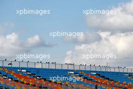 Circuit atmosphere - birds in the grandstand. 12.11.2020. Formula 1 World Championship, Rd 14, Turkish Grand Prix, Istanbul, Turkey, Preparation Day.