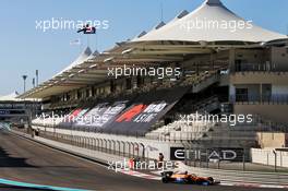 Lando Norris (GBR) McLaren MCL35. 11.12.2020. Formula 1 World Championship, Rd 17, Abu Dhabi Grand Prix, Yas Marina Circuit, Abu Dhabi, Practice Day.
