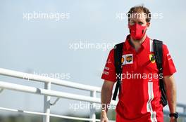 Sebastian Vettel (GER) Ferrari. 11.12.2020. Formula 1 World Championship, Rd 17, Abu Dhabi Grand Prix, Yas Marina Circuit, Abu Dhabi, Practice Day.