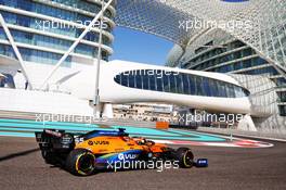 Carlos Sainz Jr (ESP) McLaren MCL35. 11.12.2020. Formula 1 World Championship, Rd 17, Abu Dhabi Grand Prix, Yas Marina Circuit, Abu Dhabi, Practice Day.