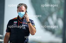 Christian Horner (GBR) Red Bull Racing Team Principal. 11.12.2020. Formula 1 World Championship, Rd 17, Abu Dhabi Grand Prix, Yas Marina Circuit, Abu Dhabi, Practice Day.