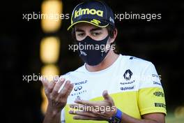 Fernando Alonso (ESP) Renault F1 Team. 11.12.2020. Formula 1 World Championship, Rd 17, Abu Dhabi Grand Prix, Yas Marina Circuit, Abu Dhabi, Practice Day.