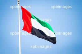 Circuit atmosphere - UAE flag. 11.12.2020. Formula 1 World Championship, Rd 17, Abu Dhabi Grand Prix, Yas Marina Circuit, Abu Dhabi, Practice Day.