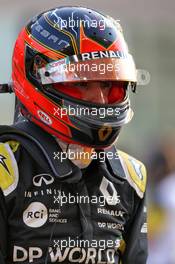 Esteban Ocon (FRA) Renault F1 Team on the grid. 13.12.2020. Formula 1 World Championship, Rd 17, Abu Dhabi Grand Prix, Yas Marina Circuit, Abu Dhabi, Race Day.