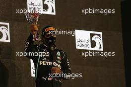 3rd place Lewis Hamilton (GBR) Mercedes AMG F1 W11. 13.12.2020. Formula 1 World Championship, Rd 17, Abu Dhabi Grand Prix, Yas Marina Circuit, Abu Dhabi, Race Day.