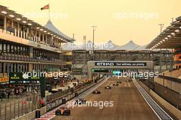 Lando Norris (GBR) McLaren MCL35. 13.12.2020. Formula 1 World Championship, Rd 17, Abu Dhabi Grand Prix, Yas Marina Circuit, Abu Dhabi, Race Day.