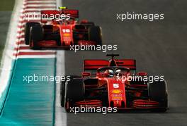 Sebastian Vettel (GER) Ferrari SF1000. 13.12.2020. Formula 1 World Championship, Rd 17, Abu Dhabi Grand Prix, Yas Marina Circuit, Abu Dhabi, Race Day.