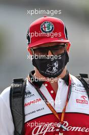 Kimi Raikkonen (FIN) Alfa Romeo Racing. 12.12.2020. Formula 1 World Championship, Rd 17, Abu Dhabi Grand Prix, Yas Marina Circuit, Abu Dhabi, Qualifying Day.