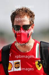 Sebastian Vettel (GER) Ferrari. 10.12.2020. Formula 1 World Championship, Rd 17, Abu Dhabi Grand Prix, Yas Marina Circuit, Abu Dhabi, Preparation Day.