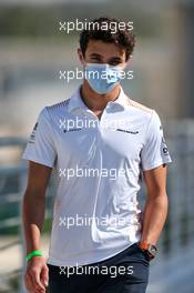 Lando Norris (GBR) McLaren. 10.12.2020. Formula 1 World Championship, Rd 17, Abu Dhabi Grand Prix, Yas Marina Circuit, Abu Dhabi, Preparation Day.