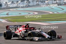 Robert Kubica (POL) Alfa Romeo Racing C39 Reserve Driver. 15.12.2020. Formula 1 Testing, Yas Marina Circuit, Abu Dhabi, Tuesday.