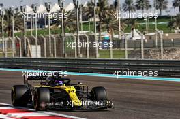 Fernando Alonso (ESP) Renault F1 Team RS20. 15.12.2020. Formula 1 Testing, Yas Marina Circuit, Abu Dhabi, Tuesday.