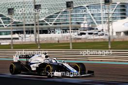 Jack Aitken (GBR) / (KOR) Williams Racing FW43. 15.12.2020. Formula 1 Testing, Yas Marina Circuit, Abu Dhabi, Tuesday.