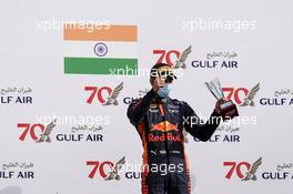 Podium: Third place Jehan Daruvala (IND) Carlin. 28.11.2020. FIA Formula 2 Championship, Rd 11, Sakhir, Bahrain, Saturday.