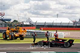 Callum Ilott (GBR) Uni-Virtuosi Racing out of the race.                                02.08.2020. FIA Formula 2 Championship, Rd 4, Silverstone, England, Sunday.