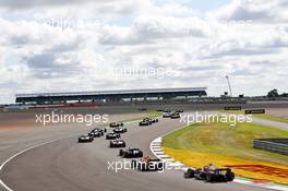 The start of the race. 02.08.2020. FIA Formula 2 Championship, Rd 4, Silverstone, England, Sunday.