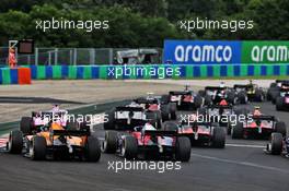The start of the race. 18.07.2020. FIA Formula 2 Championship, Rd 3, Budapest, Hungary, Saturday.