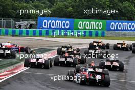 The start of the race. 19.07.2020. FIA Formula 2 Championship, Rd 3, Budapest, Hungary, Sunday.