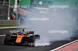 Guilherme Samaia (BRA) Campos Racing locks up under braking. 18.07.2020. FIA Formula 2 Championship, Rd 3, Budapest, Hungary, Saturday.