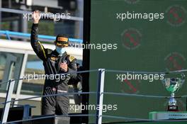 Christian Lundgaard (DEN) ART celebrates his third position on the podium. 05.09.2020. Formula 2 Championship, Rd 8, Monza, Italy, Saturday.