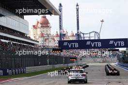 The start of the race. 26.09.2020. FIA Formula 2 Championship, Rd 10, Sochi, Russia, Saturday.