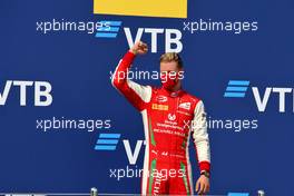 Race winner Mick Schumacher (GER) PREMA Racing celebrates on the podium. 26.09.2020. FIA Formula 2 Championship, Rd 10, Sochi, Russia, Saturday.