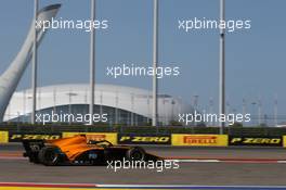 Guilherme Samaia (BRA) Campos Racing. 25.09.2020. FIA Formula 2 Championship, Rd 10, Sochi, Russia, Friday.