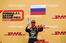 Podium: Third place Nikita Mazepin (RUS) Hitech. 05.12.2020. FIA Formula 2 Championship, Rd 12, Sakhir, Bahrain, Saturday.