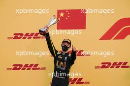 Podium: Second place Guanyu Zhou (CHN) Uni-Virtuosi Racing. 05.12.2020. FIA Formula 2 Championship, Rd 12, Sakhir, Bahrain, Saturday.