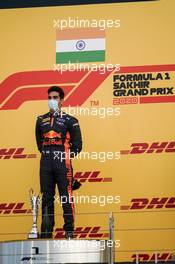 Podium: Race winner Jehan Daruvala (IND) Carlin. 06.12.2020. FIA Formula 2 Championship, Rd 12, Sakhir, Bahrain, Sunday.