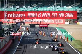 The formation lap. 08.08.2020. FIA Formula 3 Championship, Rd 5, Silverstone, England, Saturday.