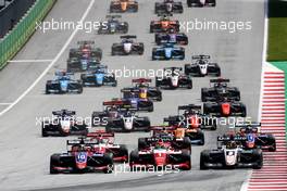 The start of the race. 04.07.2020. FIA Formula 3 Championship, Rd 1, Spielberg, Austria, Saturday.