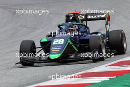 Cameron Das (USA) Carlin. 03.07.2020. FIA Formula 3 Championship, Rd 1, Spielberg, Austria, Friday.