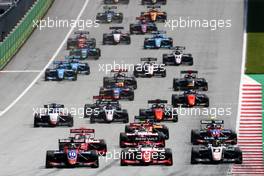 The start of the race. 04.07.2020. FIA Formula 3 Championship, Rd 1, Spielberg, Austria, Saturday.