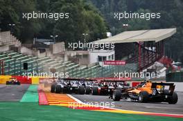 Alessio Deledda (ITA) Campos Racing. 30.08.2020. Formula 3 Championship, Rd 7, Spa-Francorchamps, Belgium, Sunday.