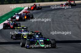 Cameron Das (USA) Carlin. 15.08.2020. FIA Formula 3 Championship, Rd 6, Barcelona, Spain, Saturday.