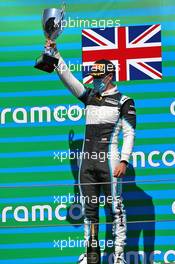 Race winner Jake Hughes (GBR) HWA RACELAB celebrates on the podium. 15.08.2020. FIA Formula 3 Championship, Rd 6, Barcelona, Spain, Saturday.