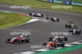(L to R): lLirim Zendeli (GER) Trident and Bent Viscaal (NLD) MP Motorsport. 01.08.2020. FIA Formula 3 Championship, Rd 4, Silverstone, England, Saturday.