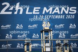 Race winners' trophies. 20.09.2020. FIA World Endurance Championship, Le Mans 24 Hours, Race, Le Mans, France. Sunday.
