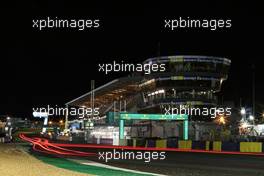 Night time action - light streaks. 19.09.2020. FIA World Endurance Championship, Le Mans 24 Hours, Race, Le Mans, France. Saturday.