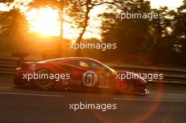 Come Ledogar (FRA) / Oswaldo Negri Jr (USA) / Francesco Piovanetti #61 Luzich Racing Ferrari 488 GTE. 19.09.2020. FIA World Endurance Championship, Le Mans 24 Hours, Race, Le Mans, France. Saturday.