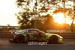 Nicki Thiim (DEN) / Marco Sorensen (DEN) / Richard Westbrook (GBR) #95 Aston Martin Racing, Aston Martin Vantage AMR. 19.09.2020. FIA World Endurance Championship, Le Mans 24 Hours, Race, Le Mans, France. Saturday.