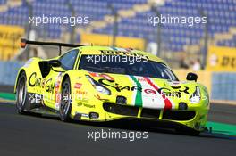 Vincent Abril  (FRA) / Takeshi Kimura (JPN) / Kei Cozzolino (JPN) #70 MR Racing, Ferrari 488 GTE. 17.09.2020. FIA World Endurance Championship, Le Mans 24 Hours, Practice and Qualifying, Le Mans, France. Thursday.