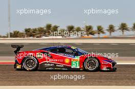 James Calado (GBR) / Daniel Serra (BRA) #51 AF Corse Ferrari 488 GTE EVO. 14.11.2020. FIA World Endurance Championship, Round 8, Eight Hours of Bahrain, Sakhir, Bahrain, Saturday.